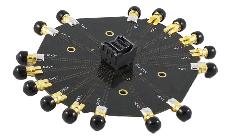 mini SAS HD Internal Receptacle Test Fixture